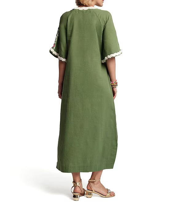 Frances Valentine Peacock Caftan