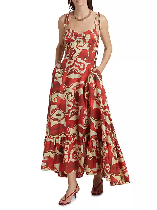 Maria Cher Alvarado Vivian Midi Dress
