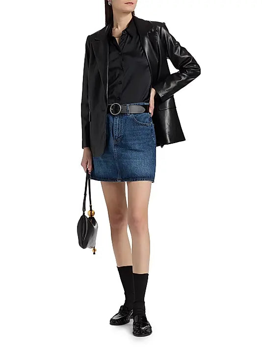 Frame The High Mini Skirt