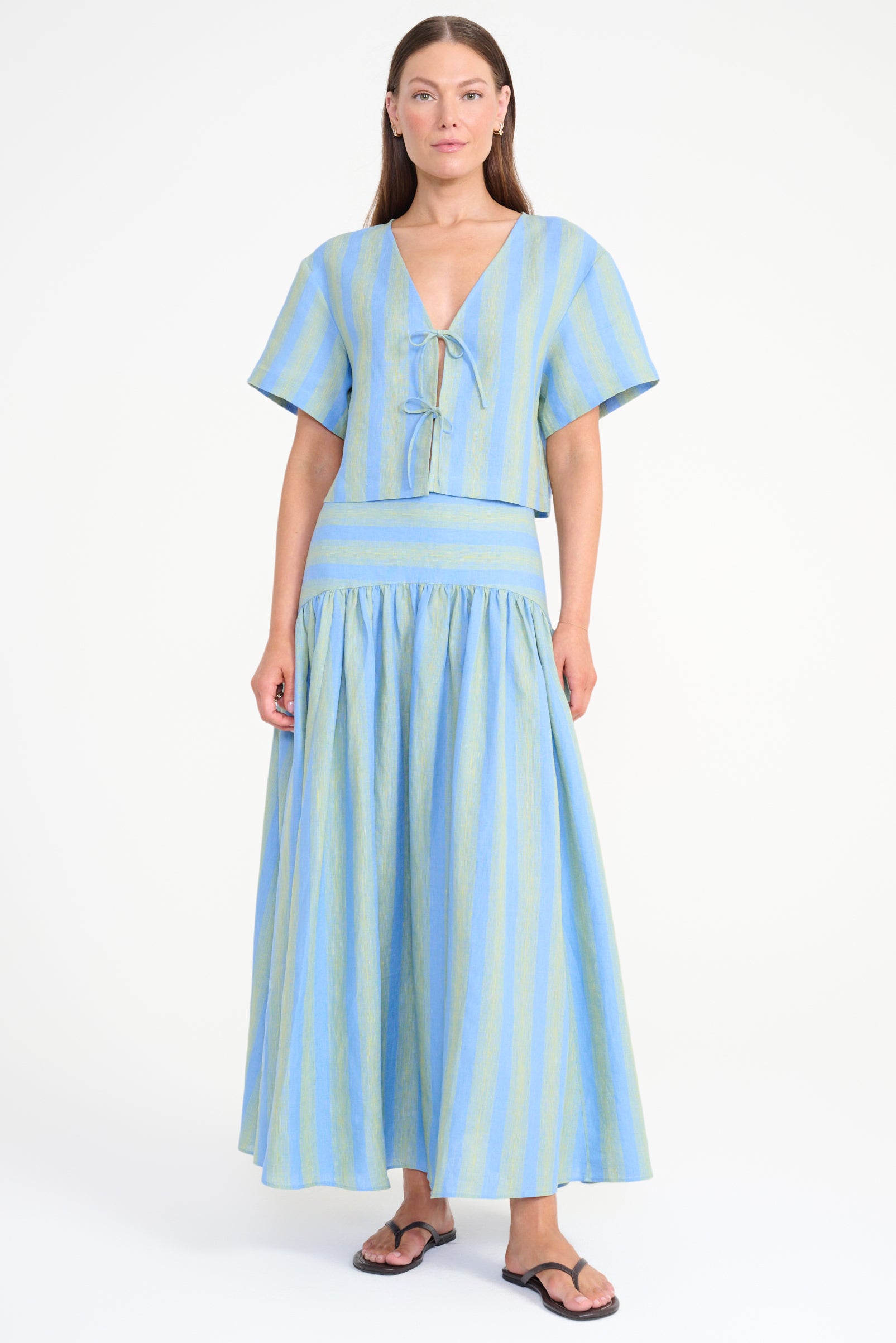 PROCIDA LINEN SKIRT