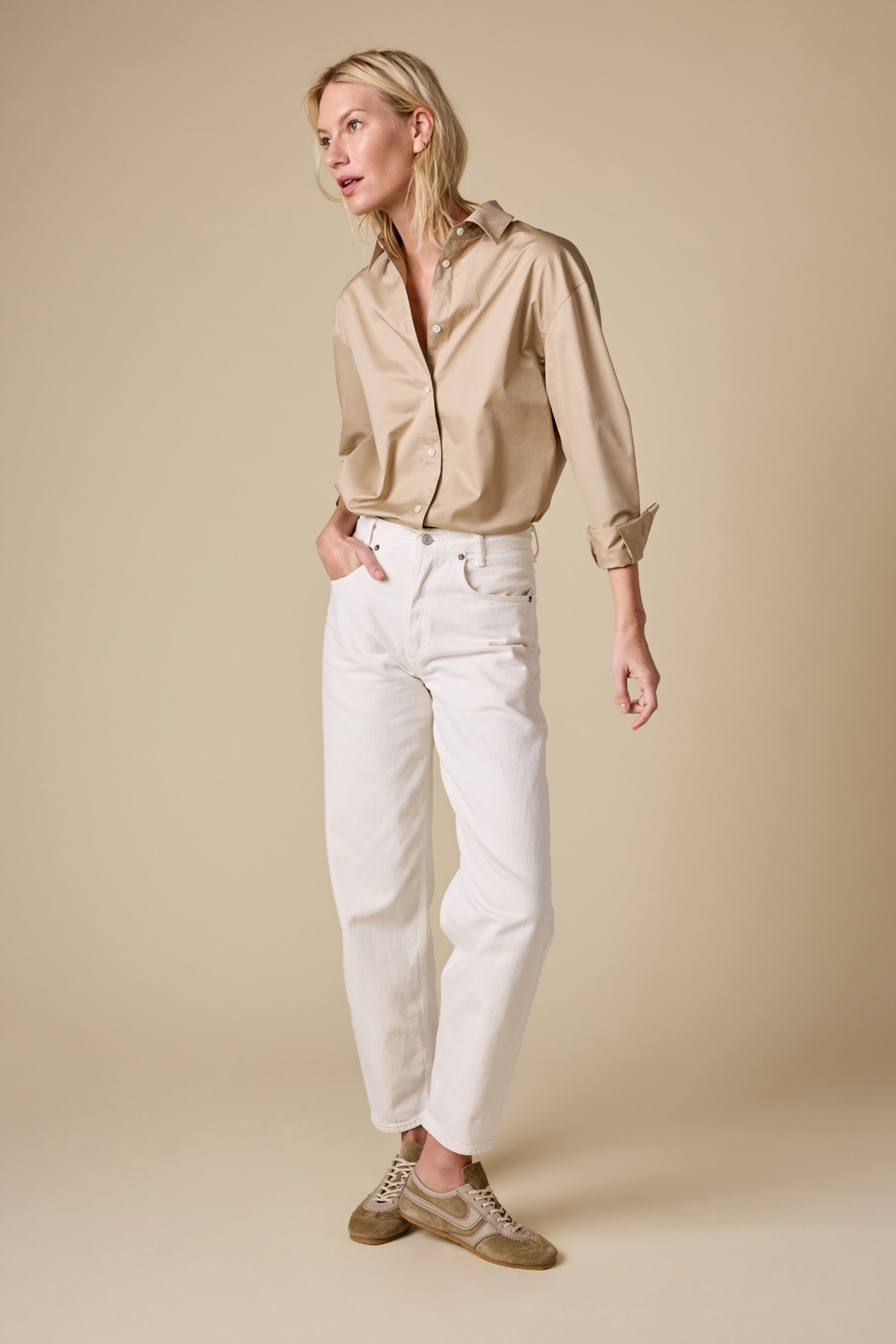 The Everything Shirt in Fawn