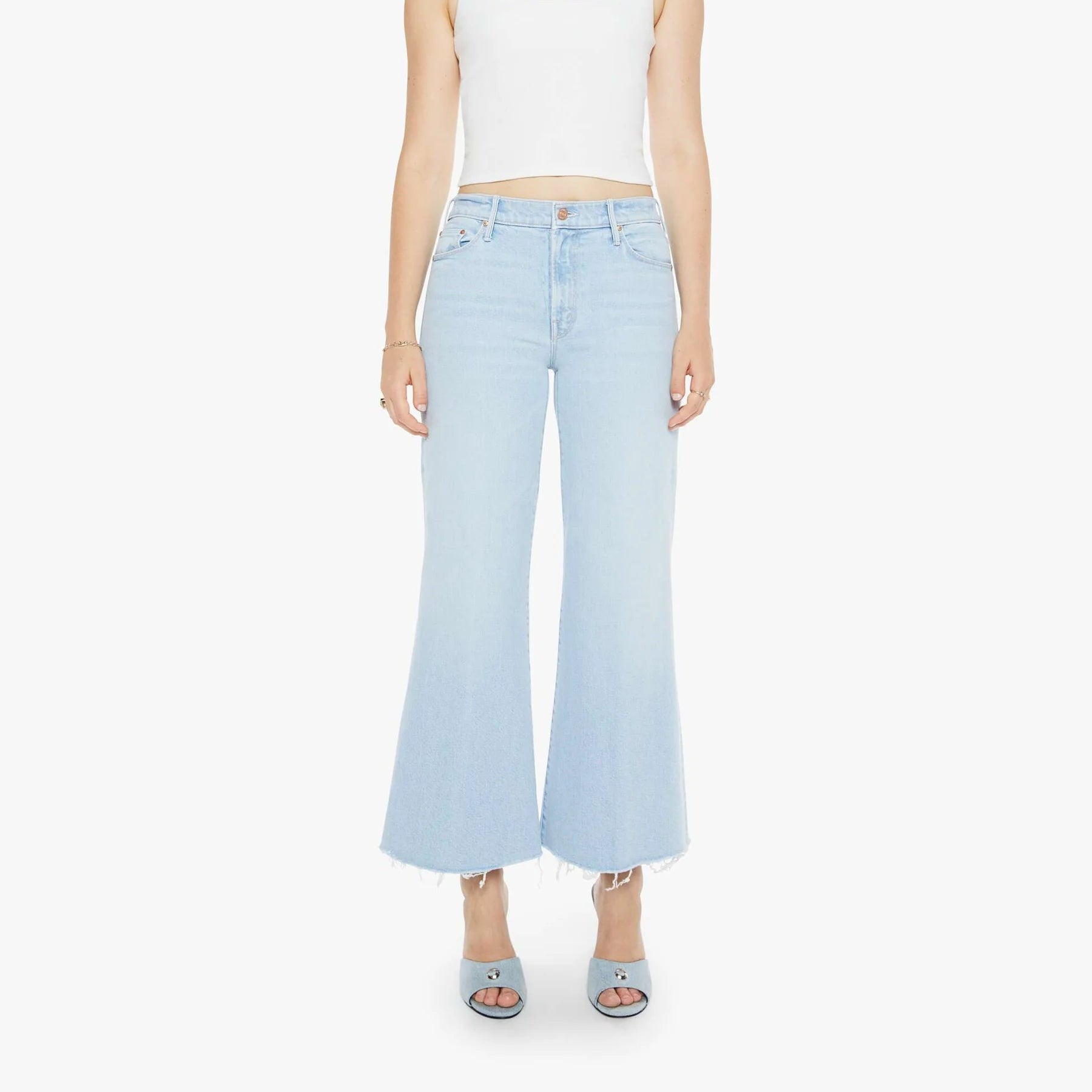 Mother The Twister Ankle Fray Jean