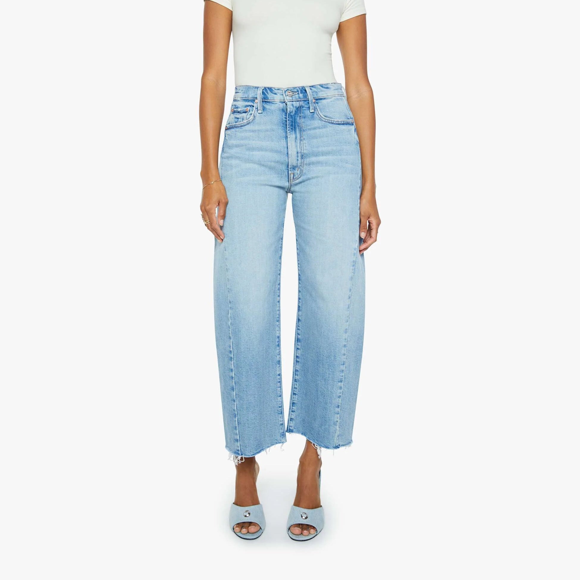 Mother Denim The Half-Pipe Ankle Fray