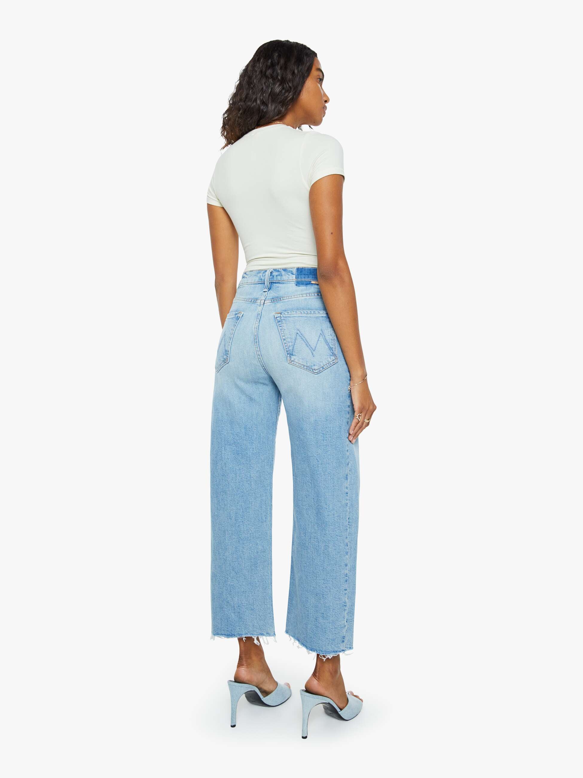 Mother Denim The Half-Pipe Ankle Fray