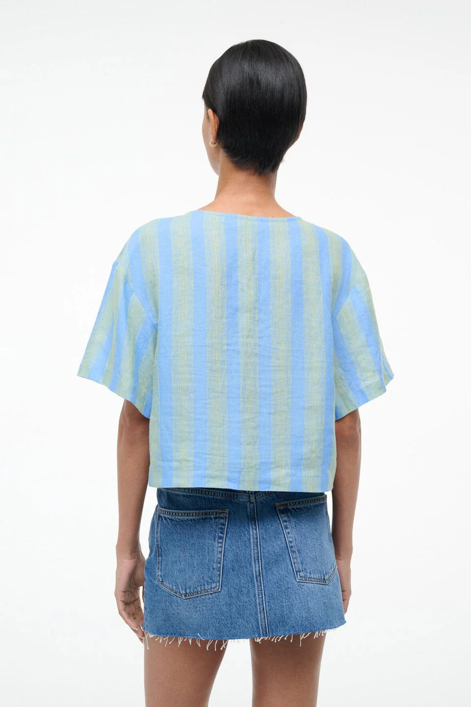 Staud Ava Linen Top
