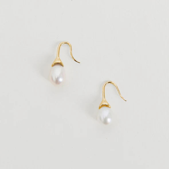 Heaven Mayhem Odette Earrings - Pearl/Gold