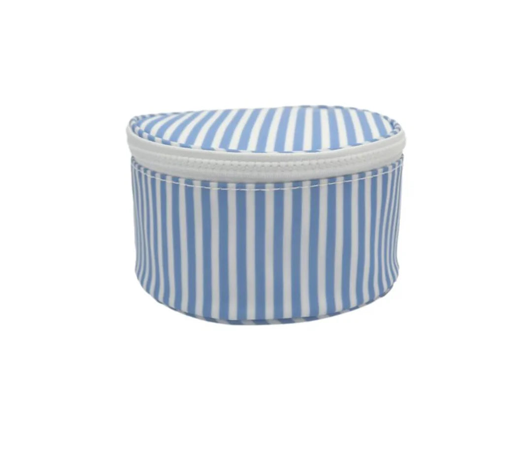 TRVL Designs Jewel Round Case - Pimlico Stripe Chambray