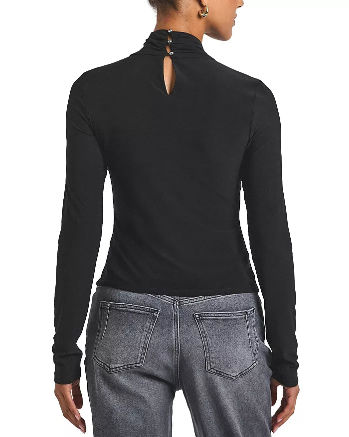 Derek Lam Krini Wrap L/S Jersey Top