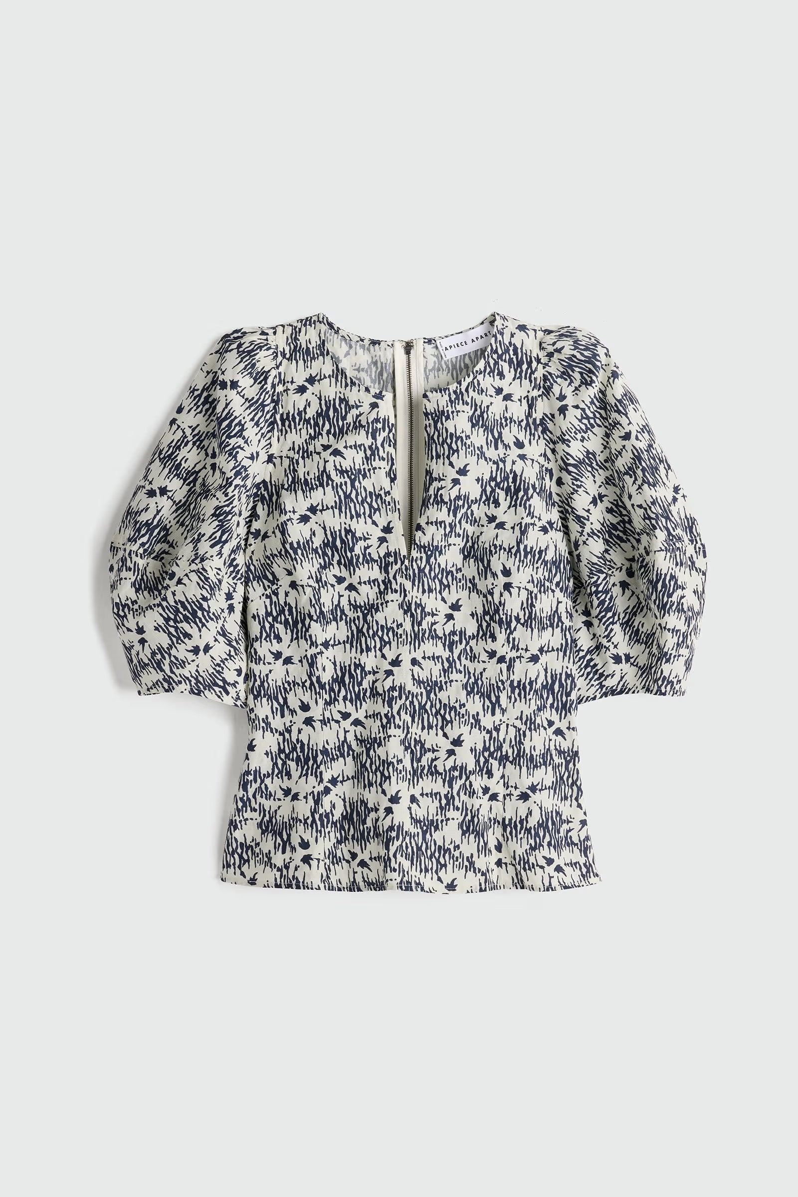 Apiece Apart Sculpted Bina Top - Tropical Midnight