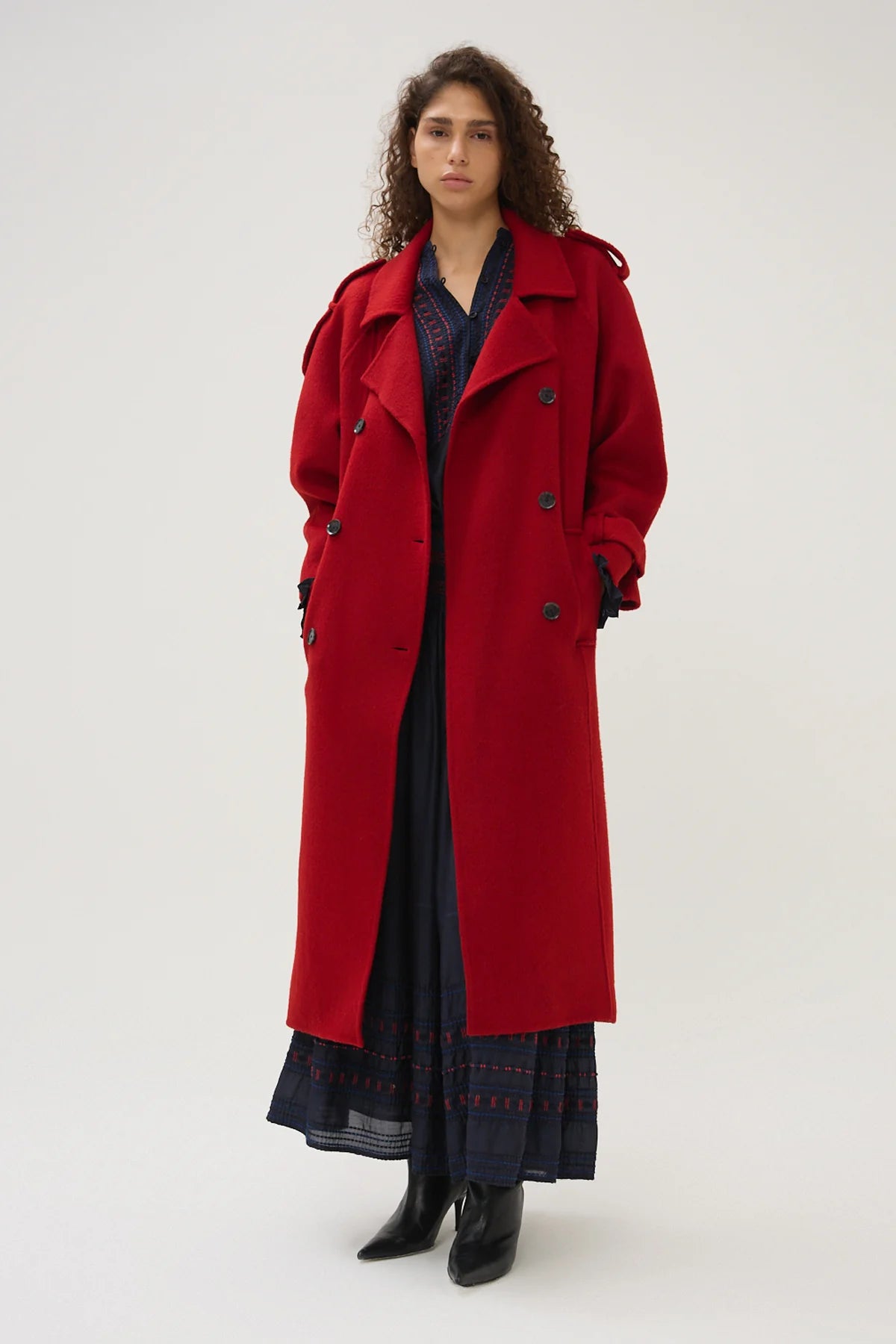 Maria Cher Byrne Cicero Long Coat