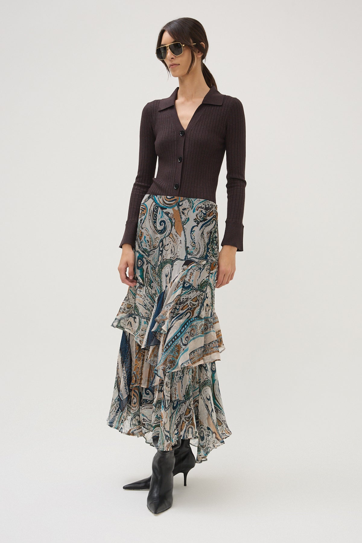 Maria Cher Daryl Callie Midi Skirt