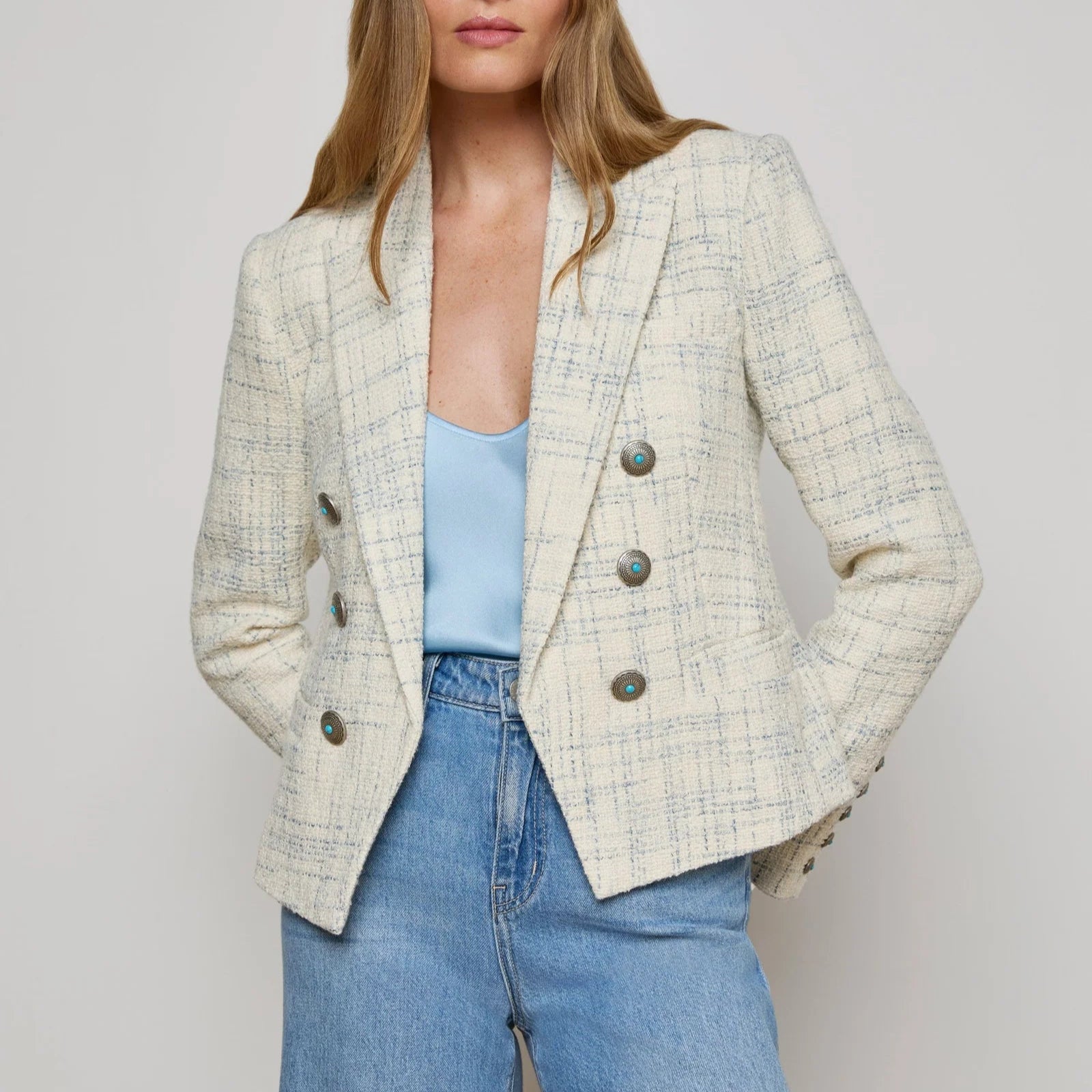L'Agence Brooke Tweed Blazer