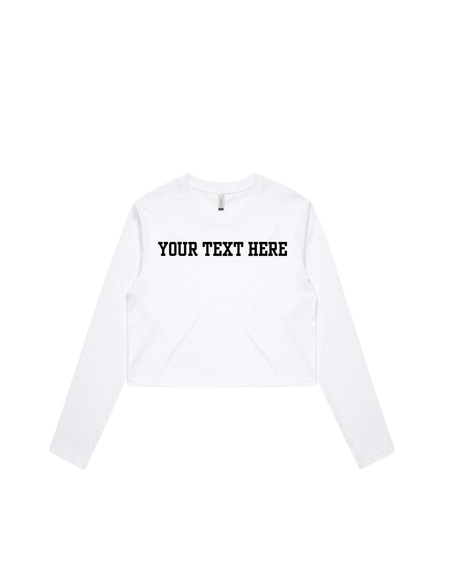 L|A Custom Shop Crop Longsleeve T-Shirt