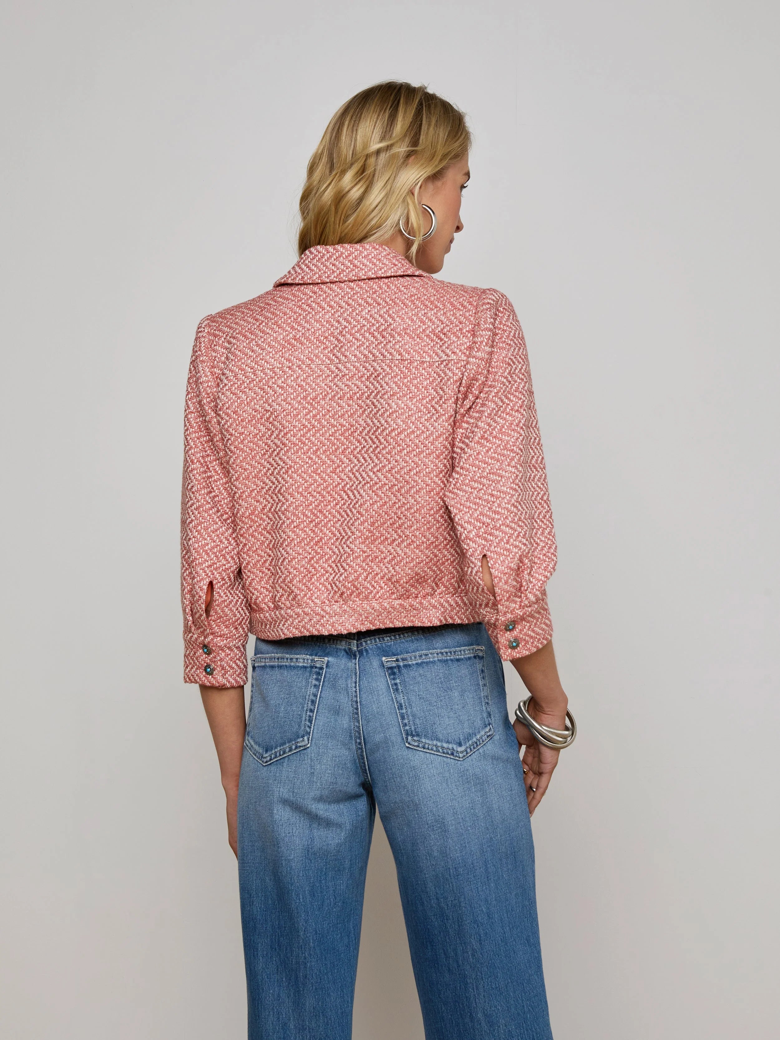 L'Agence Jia Tweed Jacket