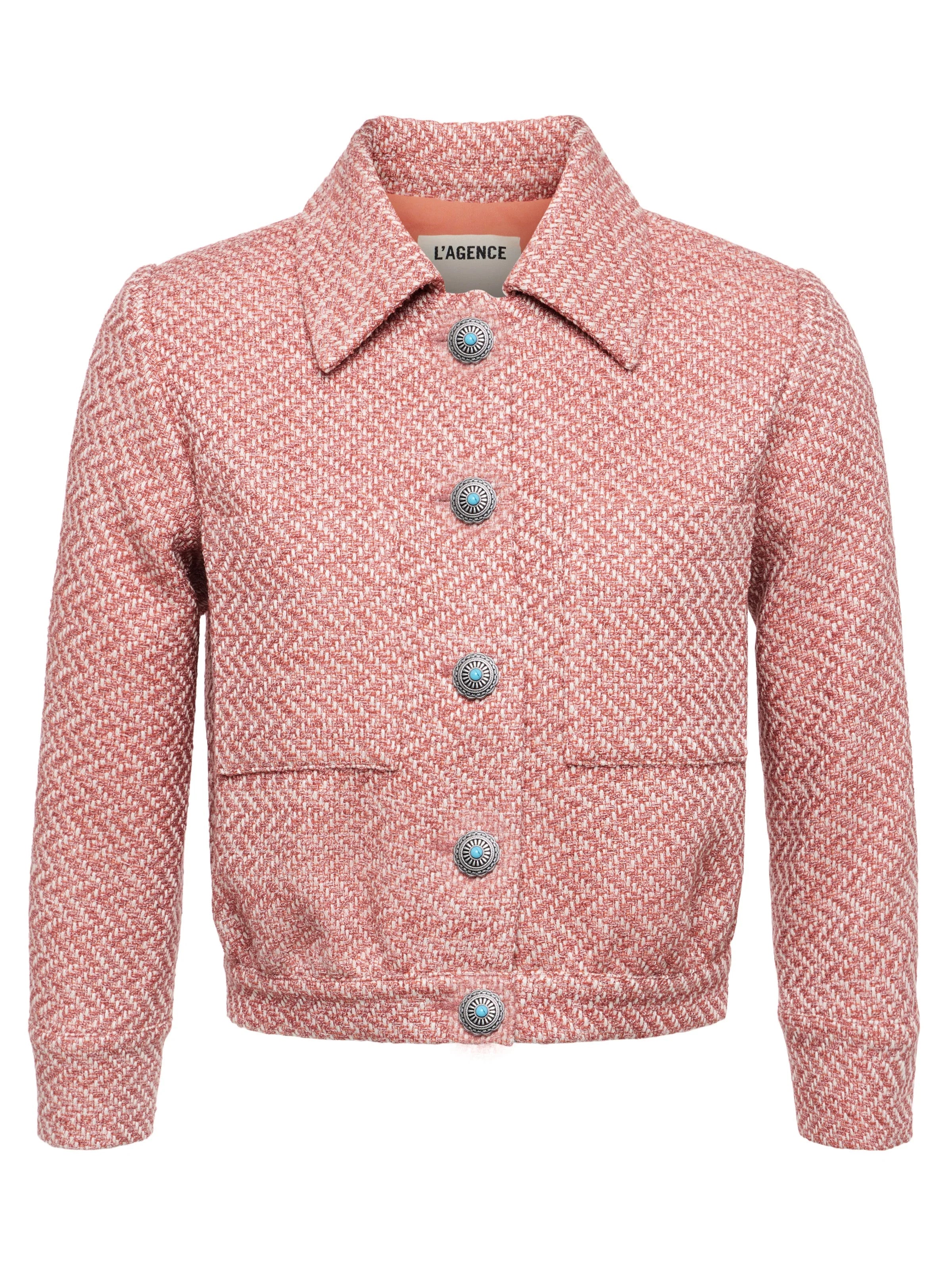 L'Agence Jia Tweed Jacket
