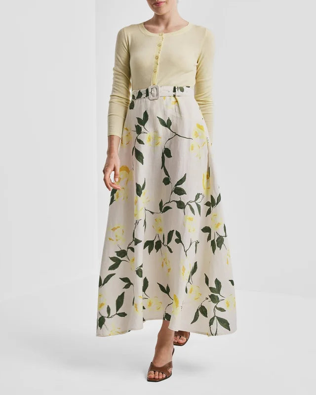 byTiMo Linen Maxi Skirt