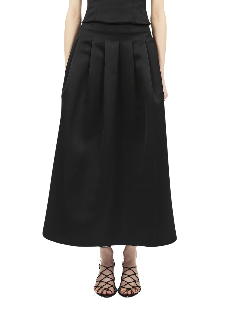 Ulla Johnson Delara Satin Midi Skirt