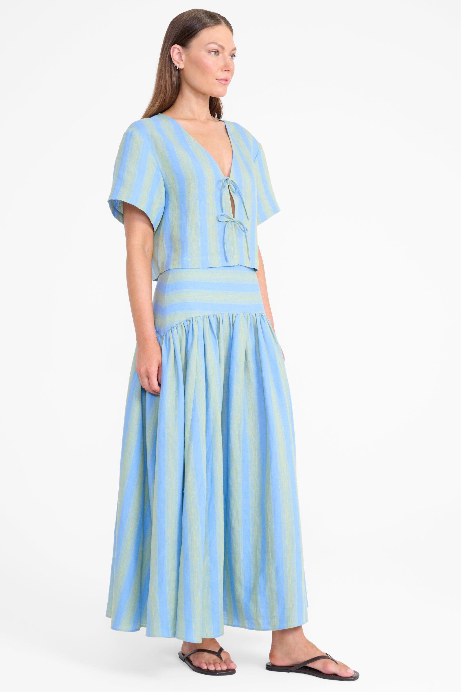 PROCIDA LINEN SKIRT