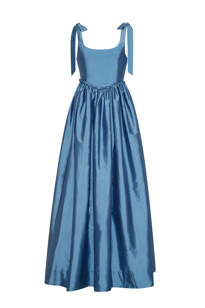 Louise Marie Dress - Azure Blue