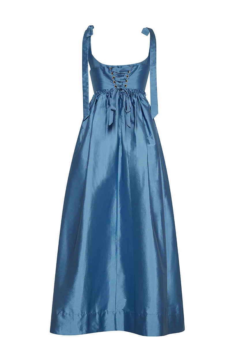 Louise Marie Dress - Azure Blue