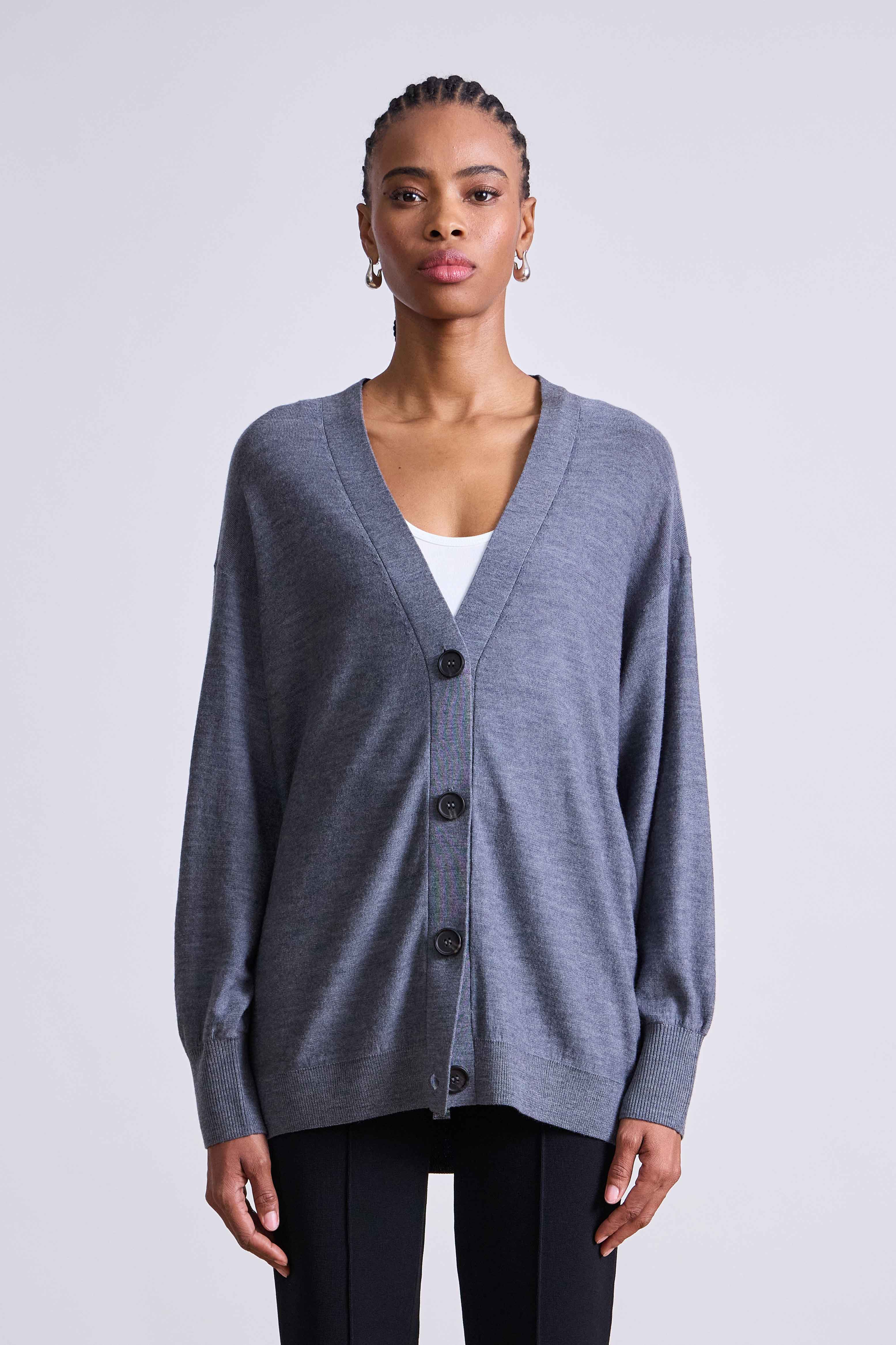 DRIPPY TISSUE CARDIGAN