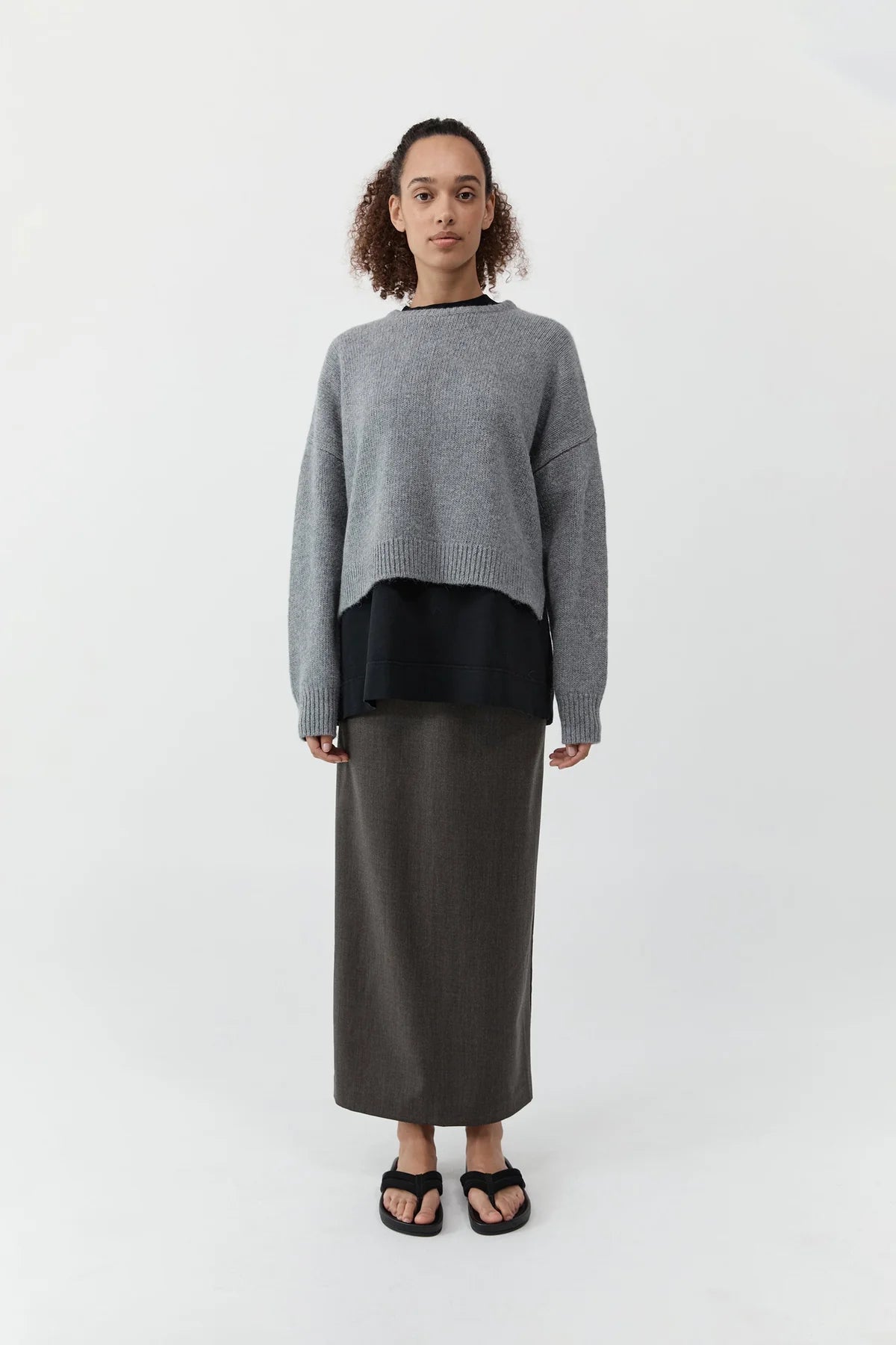 St. Agni Cropped Sweater