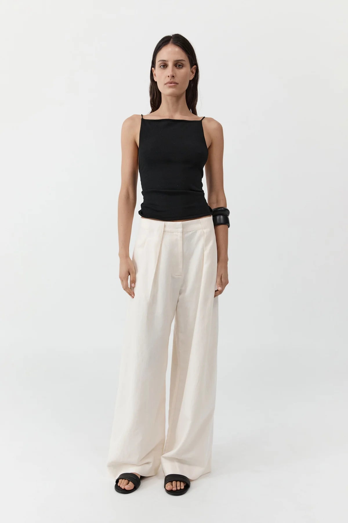 St. Agni Pleat Loop Pants