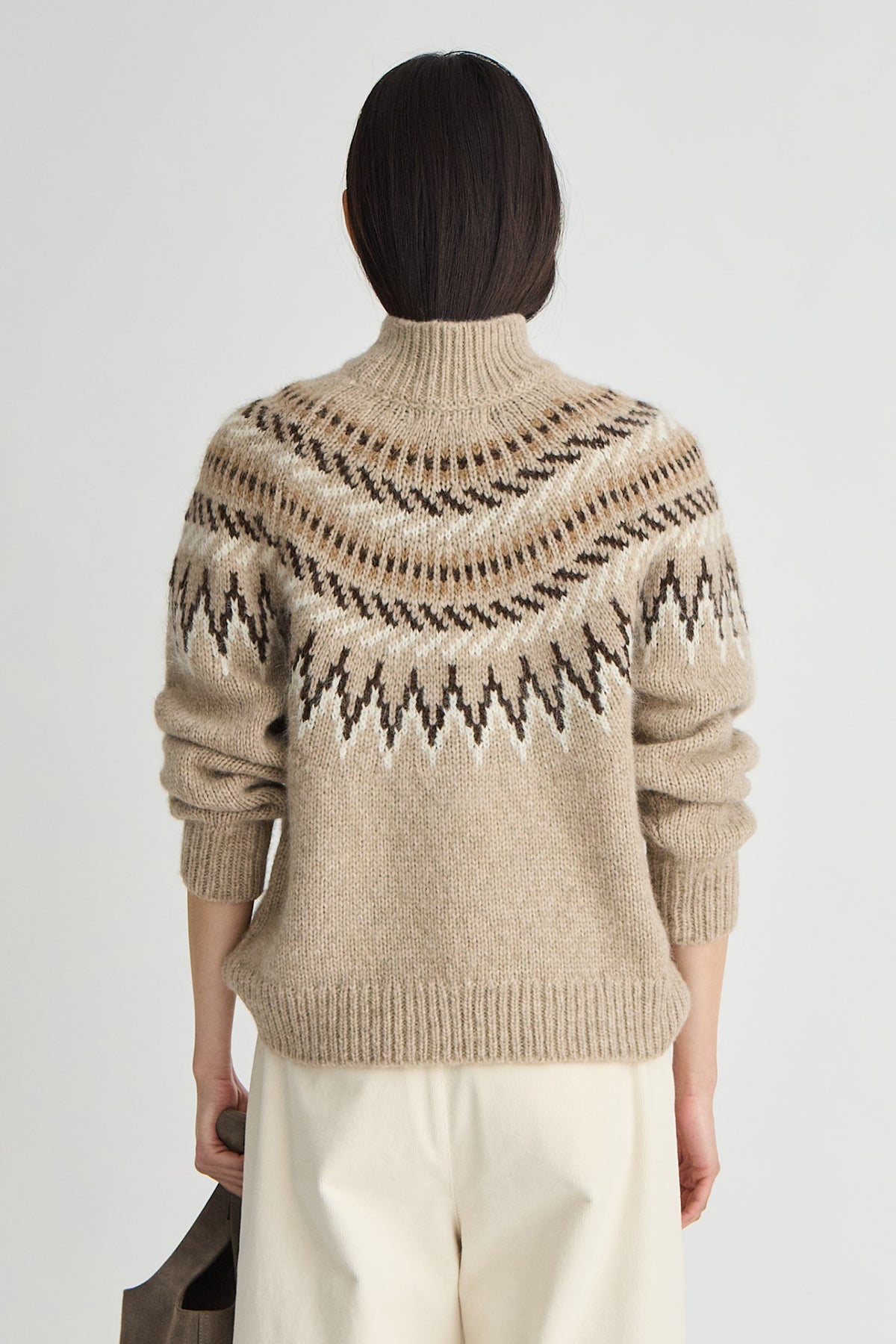 FAIR ISLE MOCK NECK