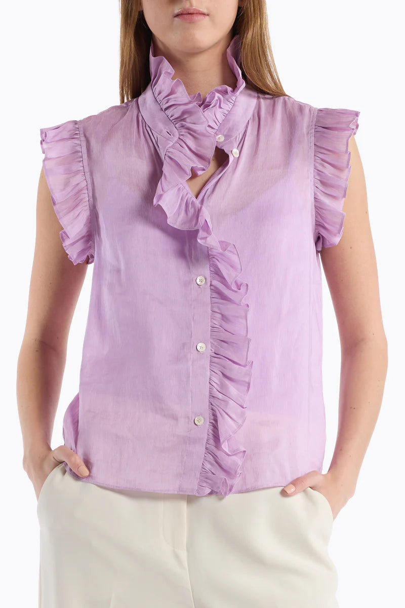 Christy Lynn Marfa Top - Lilac