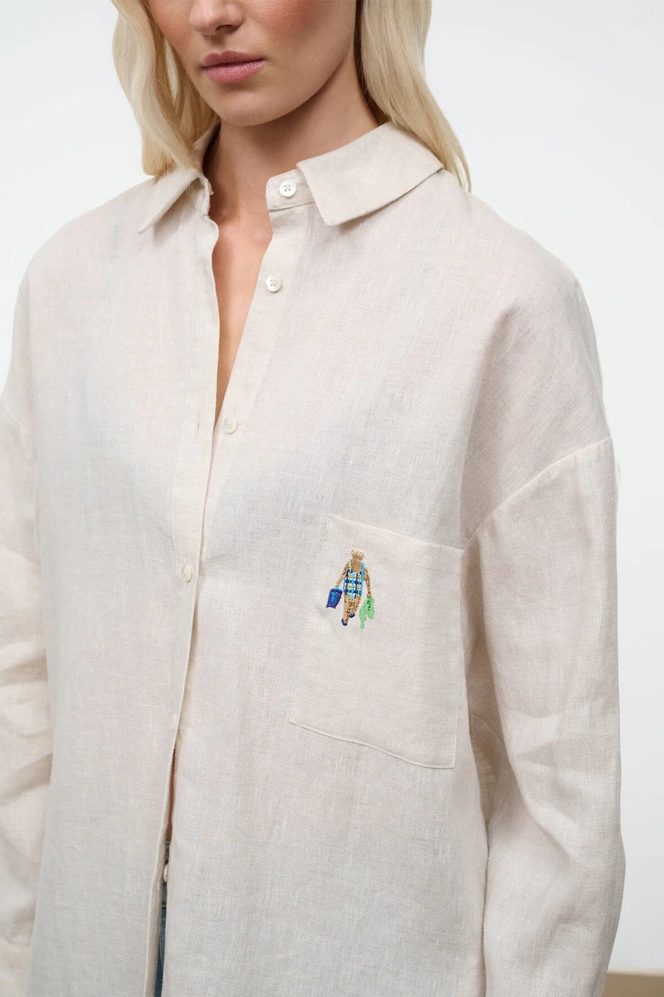 Staud Sandbar Linen Top