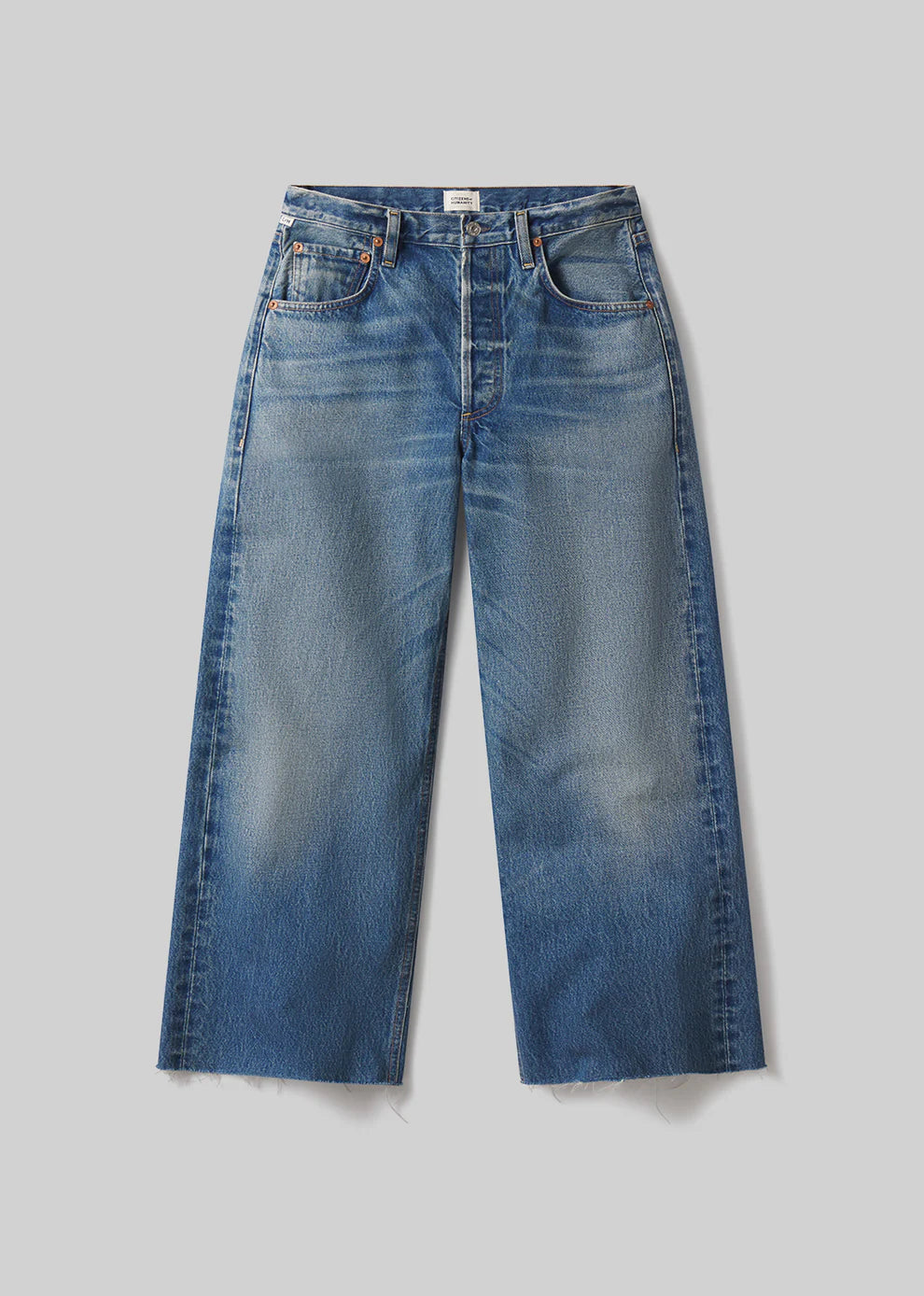 Citizens of Humanity Ayla Raw Hem Cropped Jean