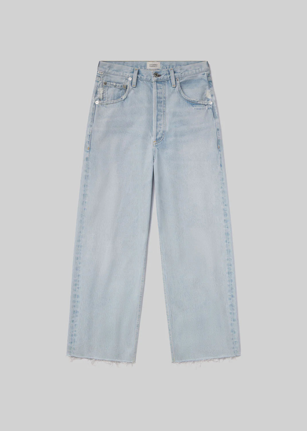 Citizens of Humanity Ayla Raw Hem Cropped Jean
