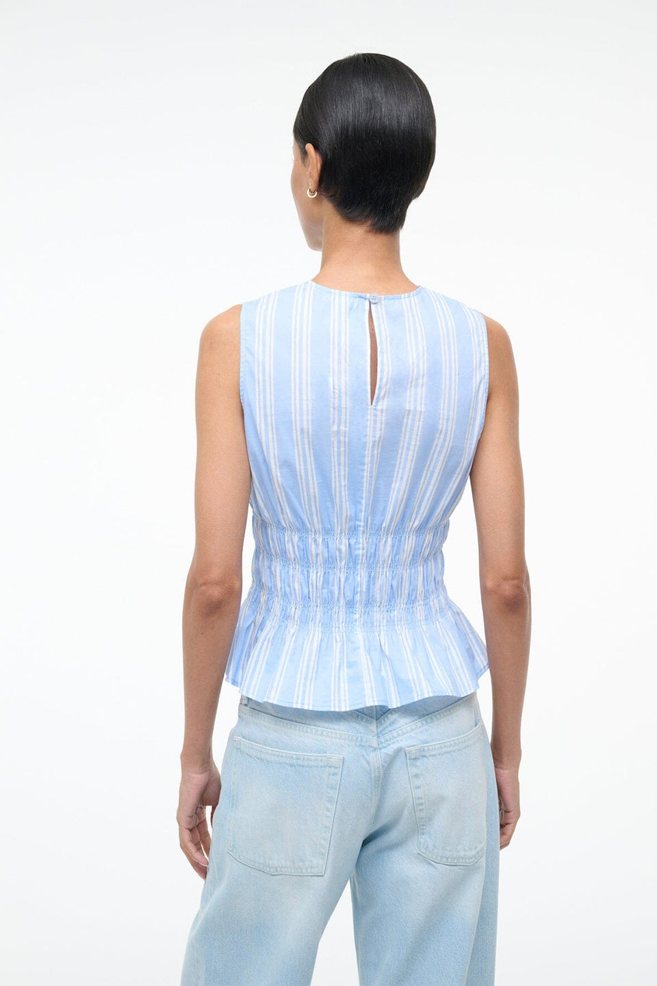 Staud Culver Top - Ventura Stripe