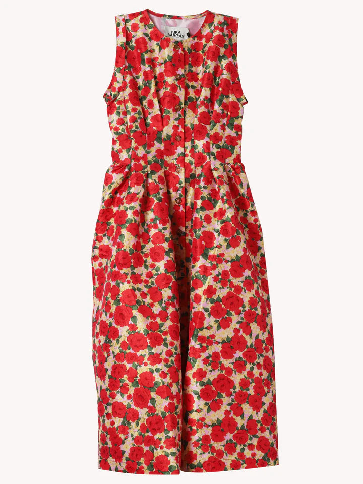 Kika Vargas Mette Dress - Red Rose