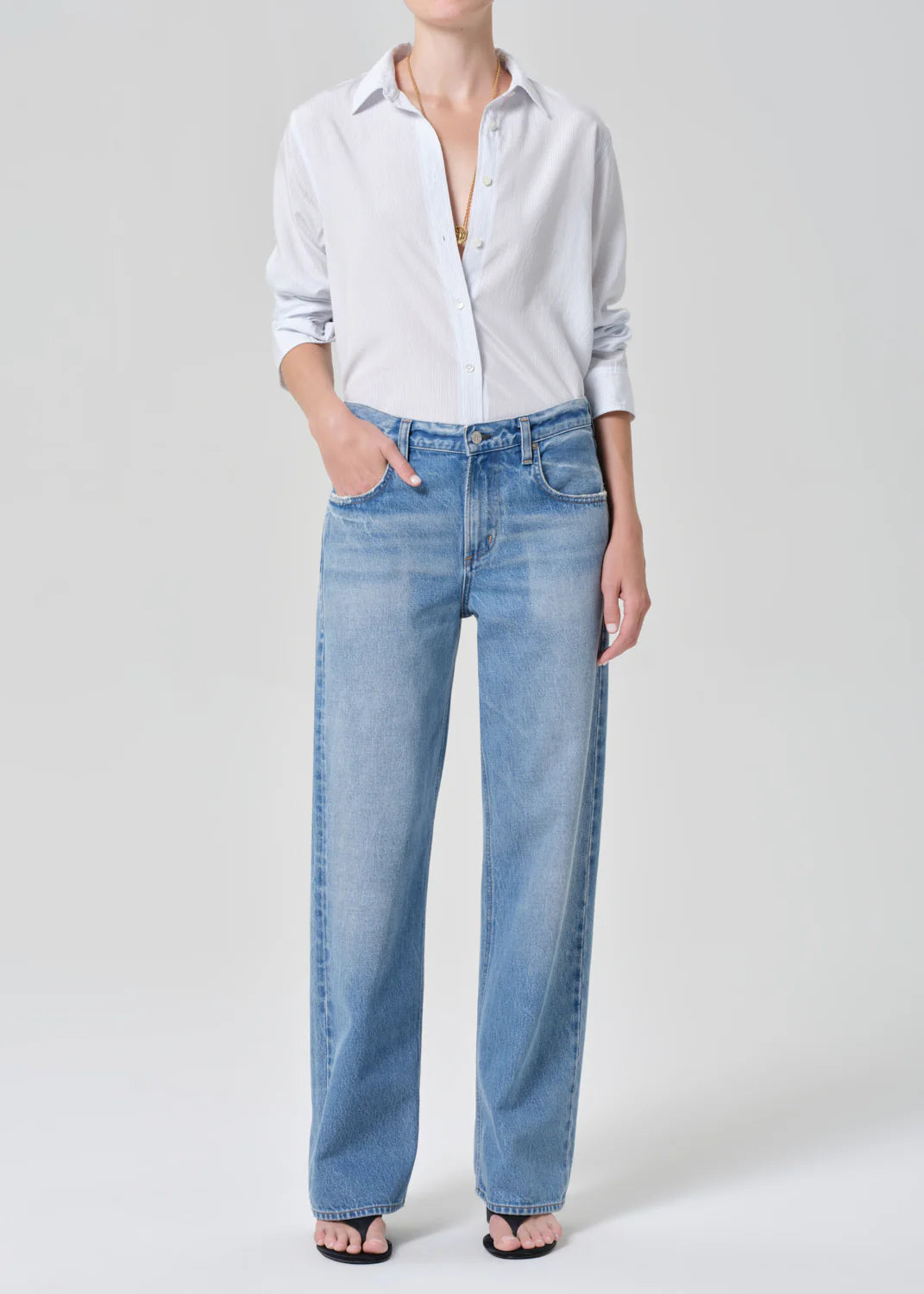 Citizens of Humanity Lindz Easy Straight Jeans - Cupid