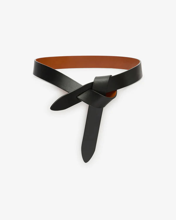 Isabel Marant Lecce Belt - Black/Natural
