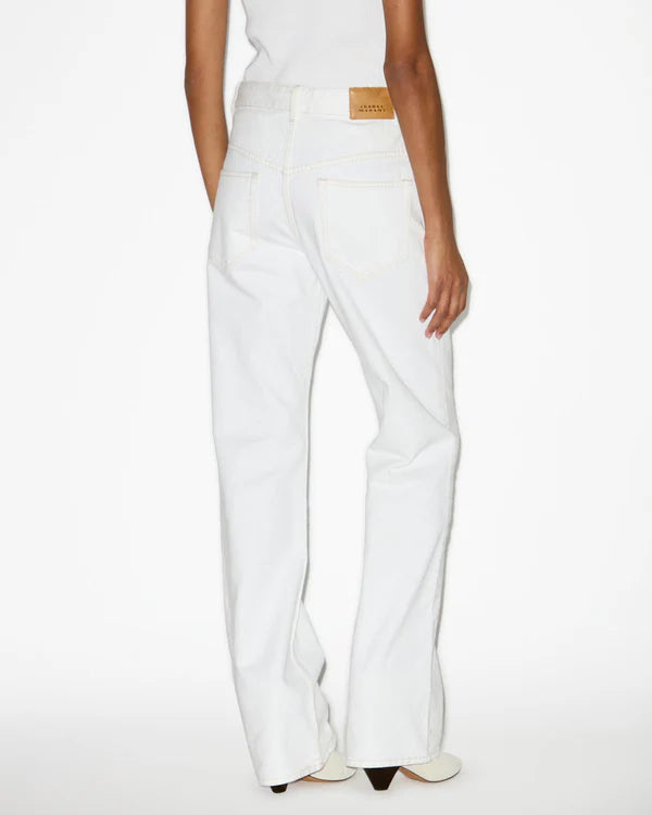 Isabel Marant Belvia Pant - White