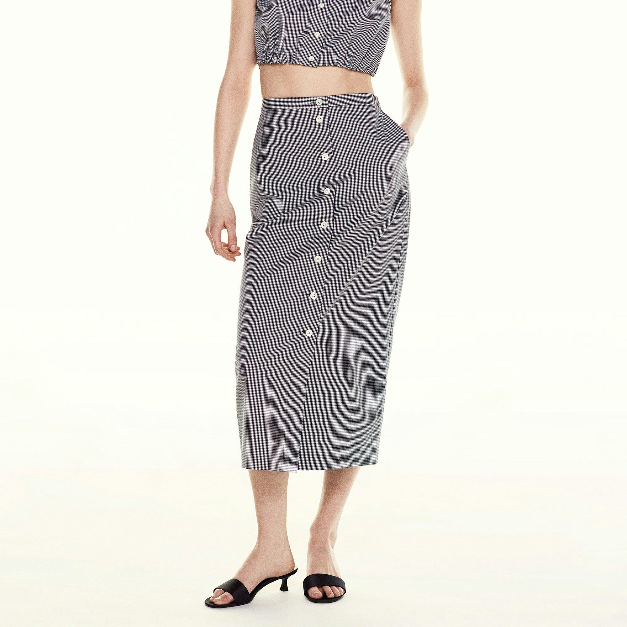 Frame The Check Skirt