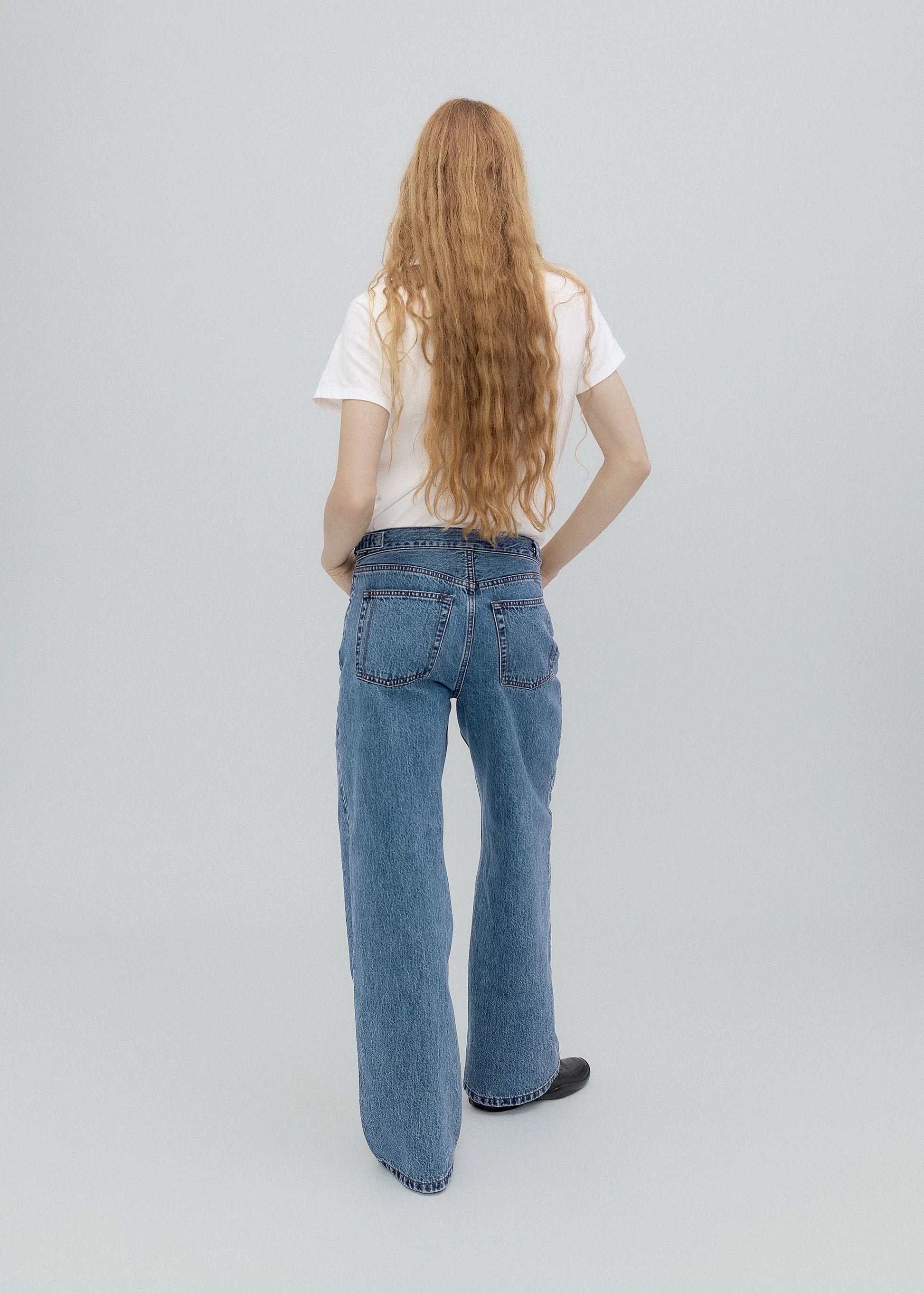 Still Here Buckle Jean - Classic Blue