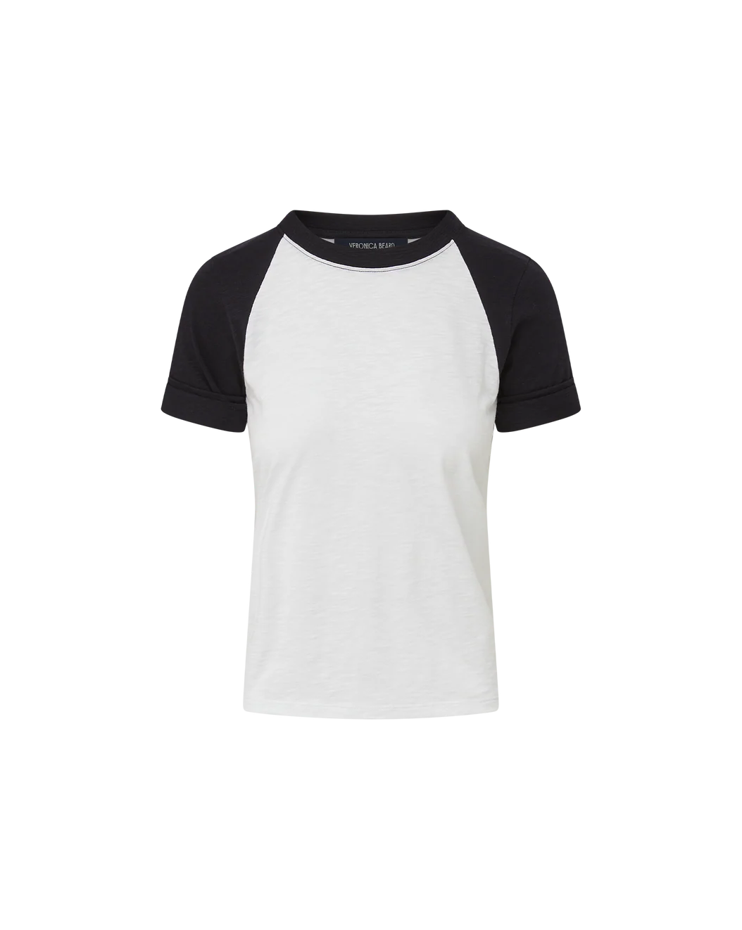 Veronica Beard Short Sleeve Mason Baseball Tee