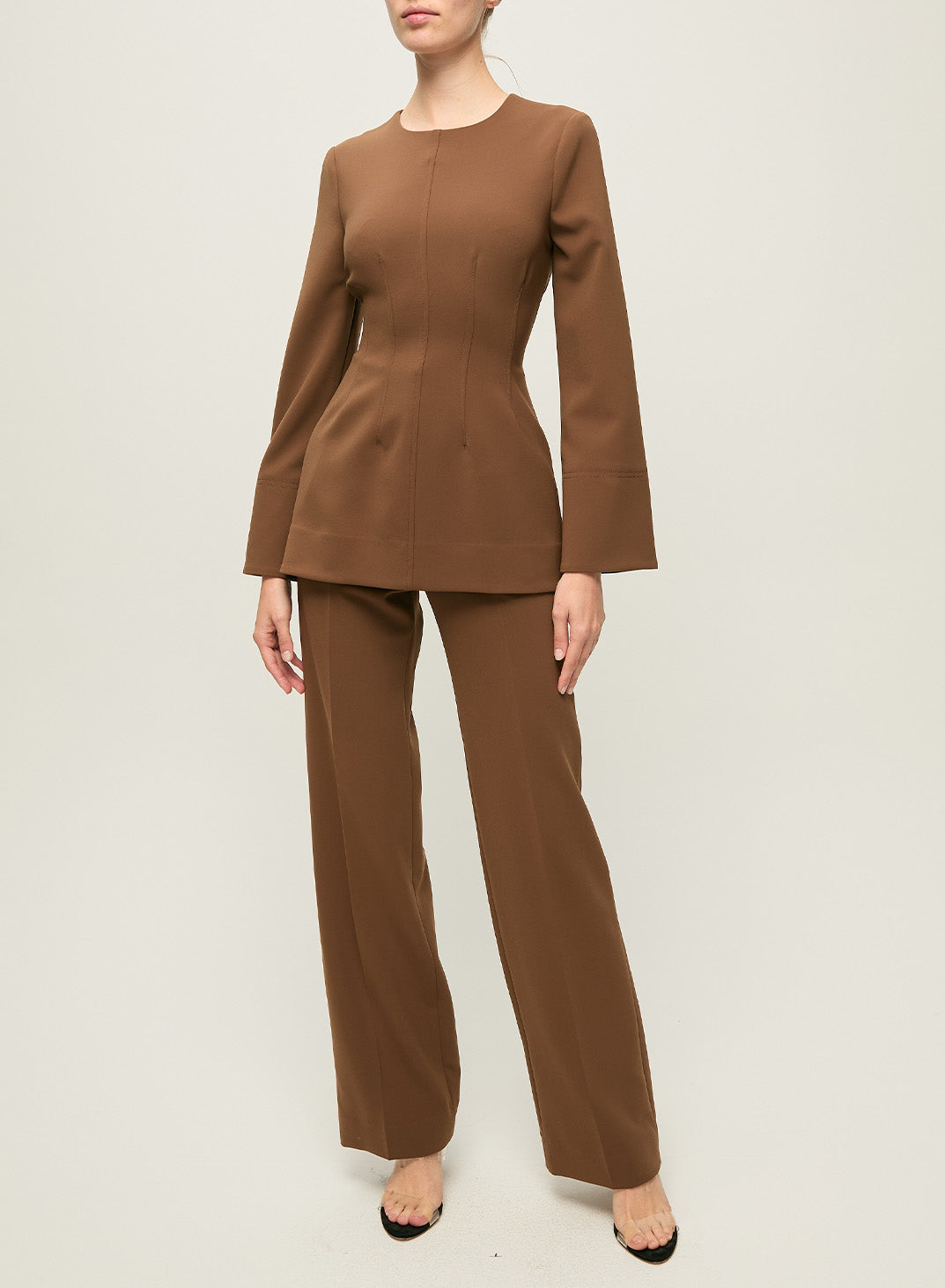 Veronica Beard Carys Pant - Walnut