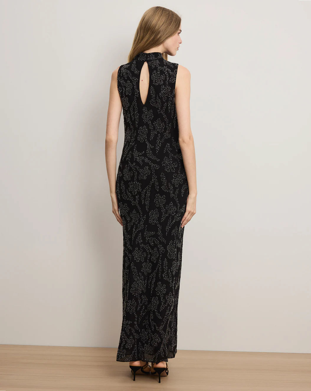 Veronica Beard Sylven Beaded Maxi Dress