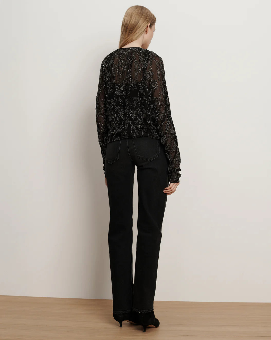 Veronica Beard Marlena Beaded Blouse