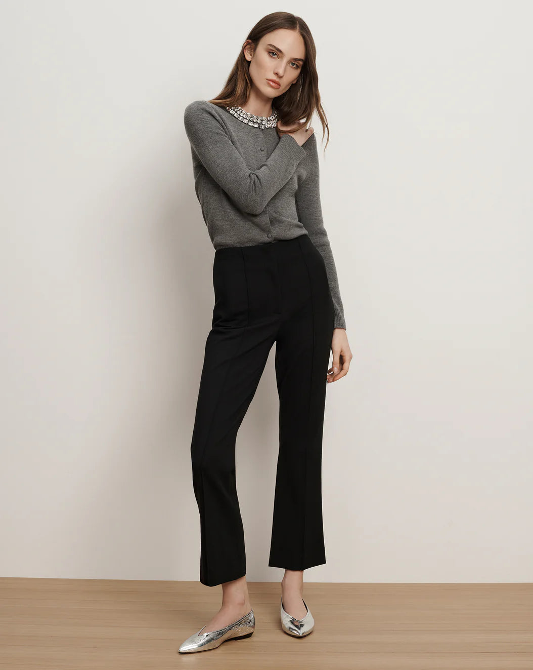 Veronica Beard Kean Slim-Leg Pant