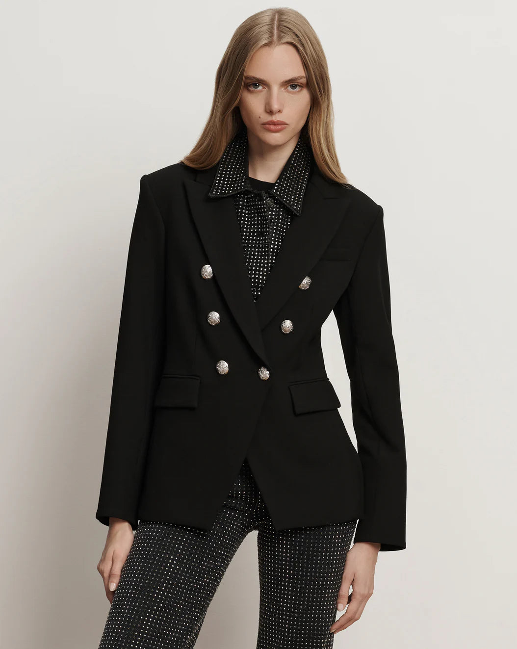 Veronica Beard Slate Dickey w/ Rhinestones