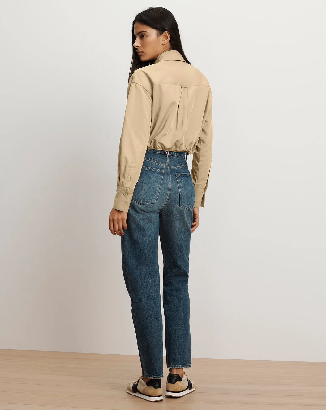 Veroncia Beard Wilfred Bungee Button-Down Shirt - Sand