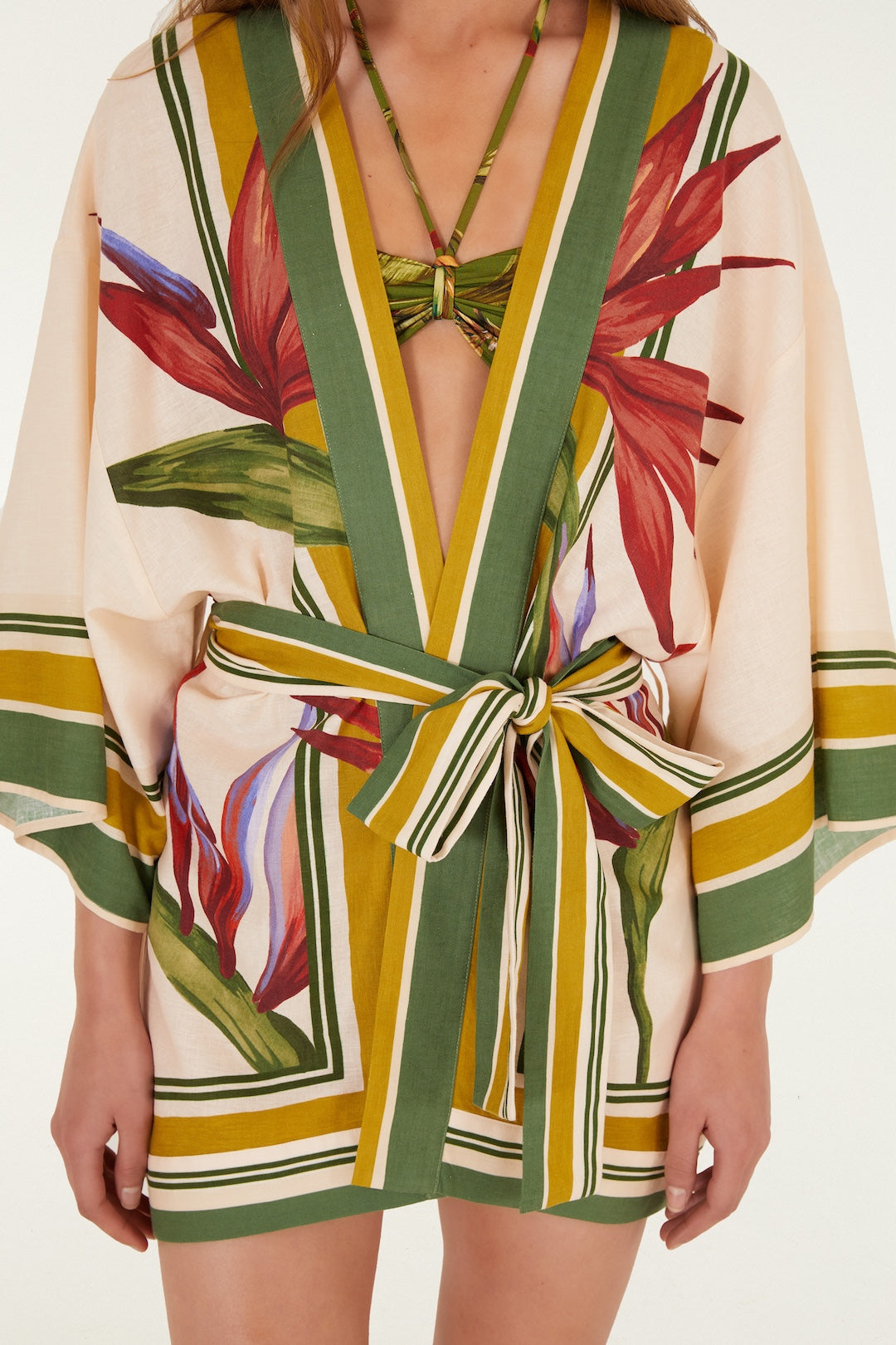 STRILITZIA LIGHT BLUSH KIMONO