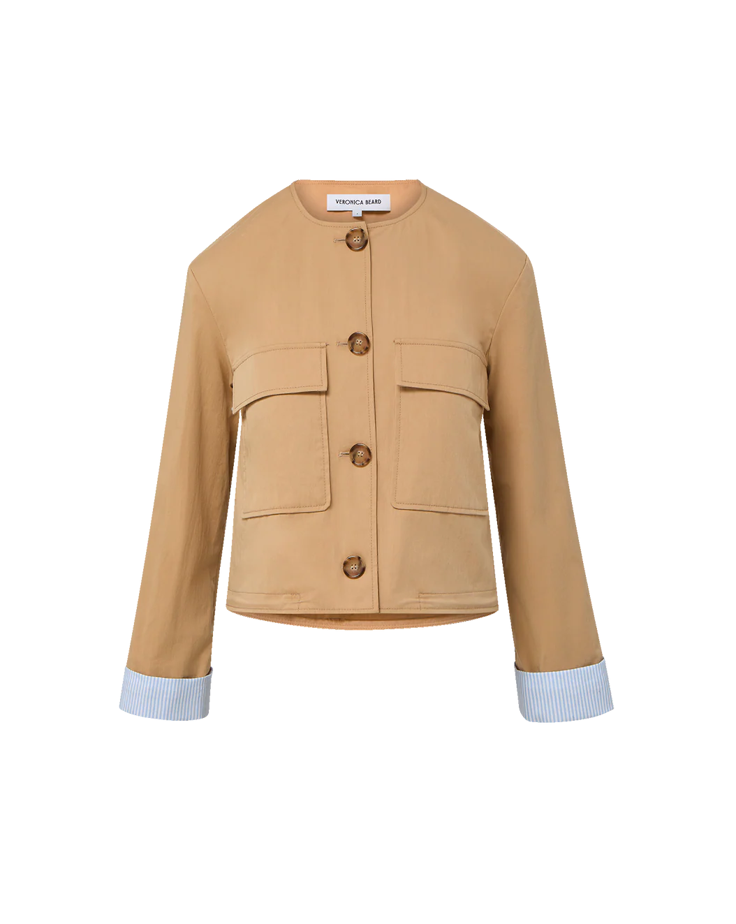 Veronica Beard Gala Cropped Utility Jacket