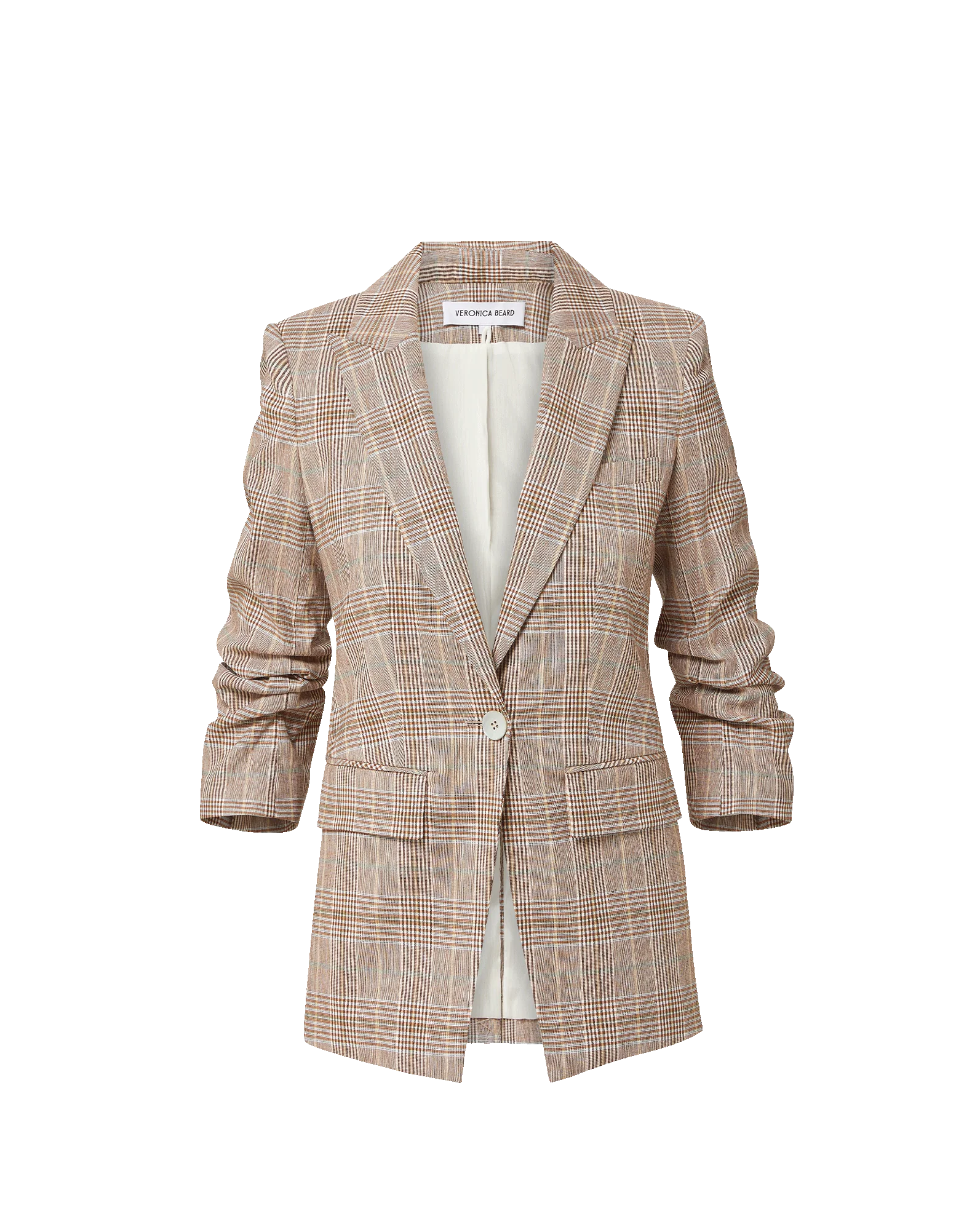 Veronica Beard Clayton Plaid Dickey Jacket