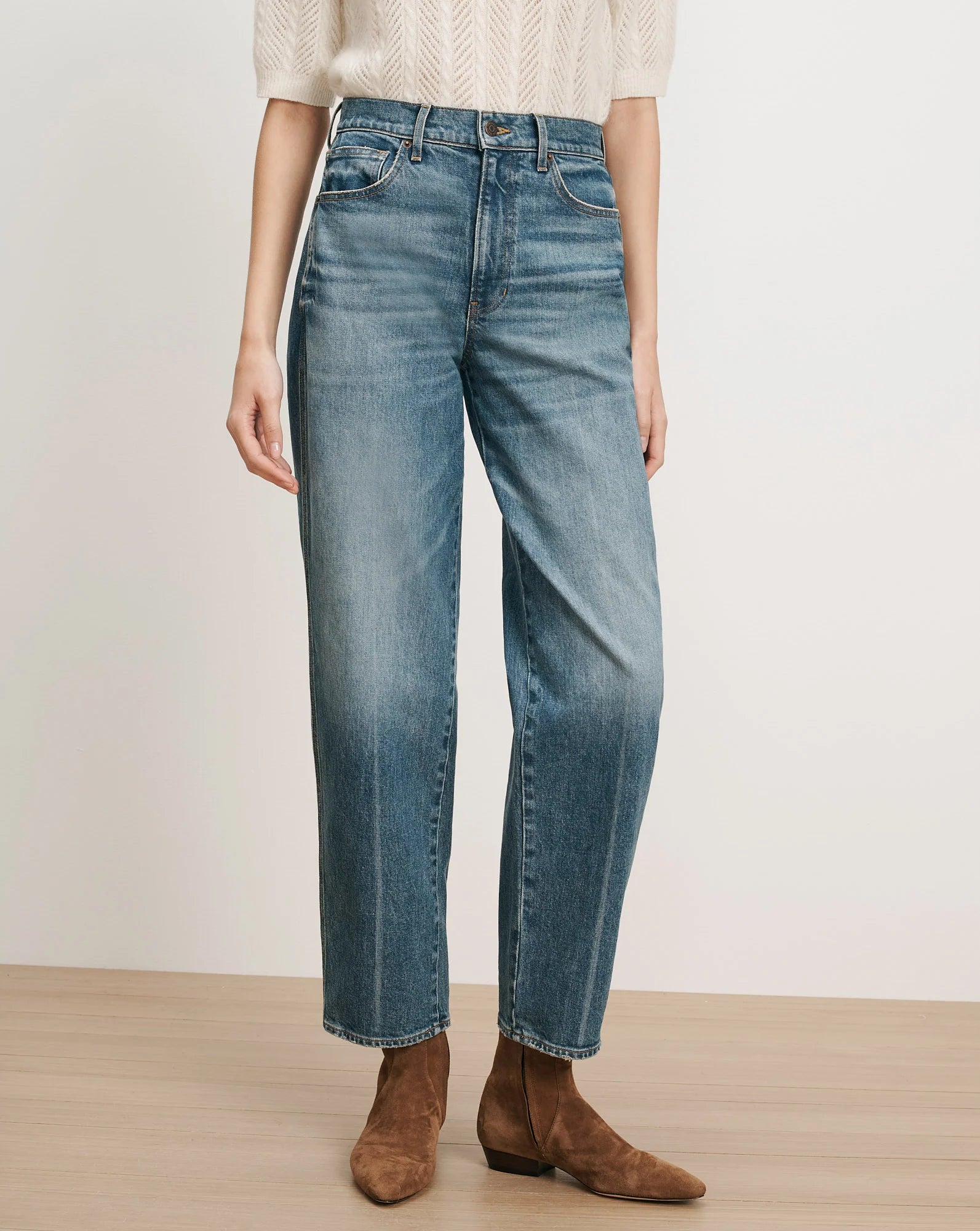 Veronica Beard Harley Arc-Leg Jean